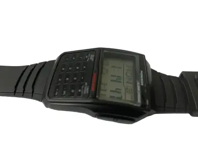 Reloj calculadora digital con alarma y cronómetro - miniatura 6