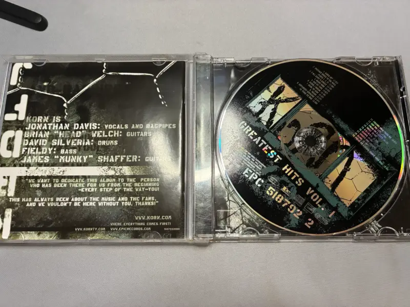 CD Korn Greatest Hits Vol. 1 - 2