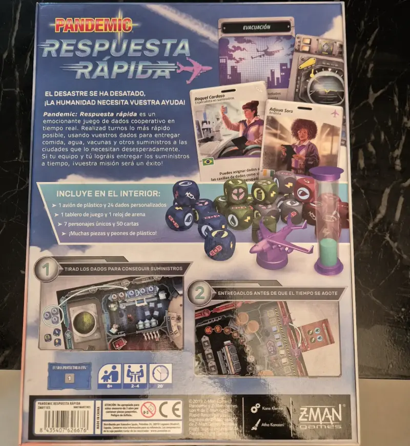 Juego de Mesa Pandemic Respuesta Rápida - 2