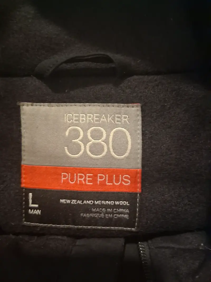 Chaqueta de lana merino Icebreaker 380 Pure Plus