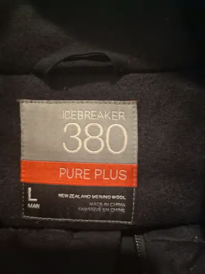 Chaqueta de lana merino Icebreaker 380 Pure Plus - miniatura 1
