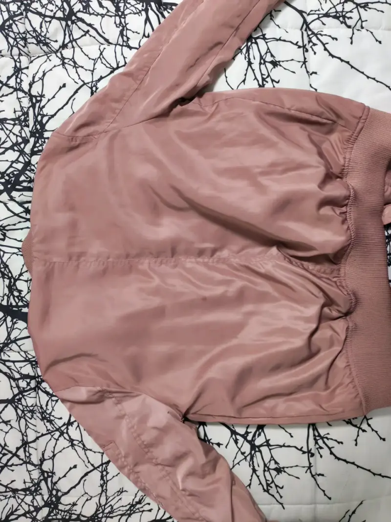 Chaqueta bomber rosa para mujer - 2