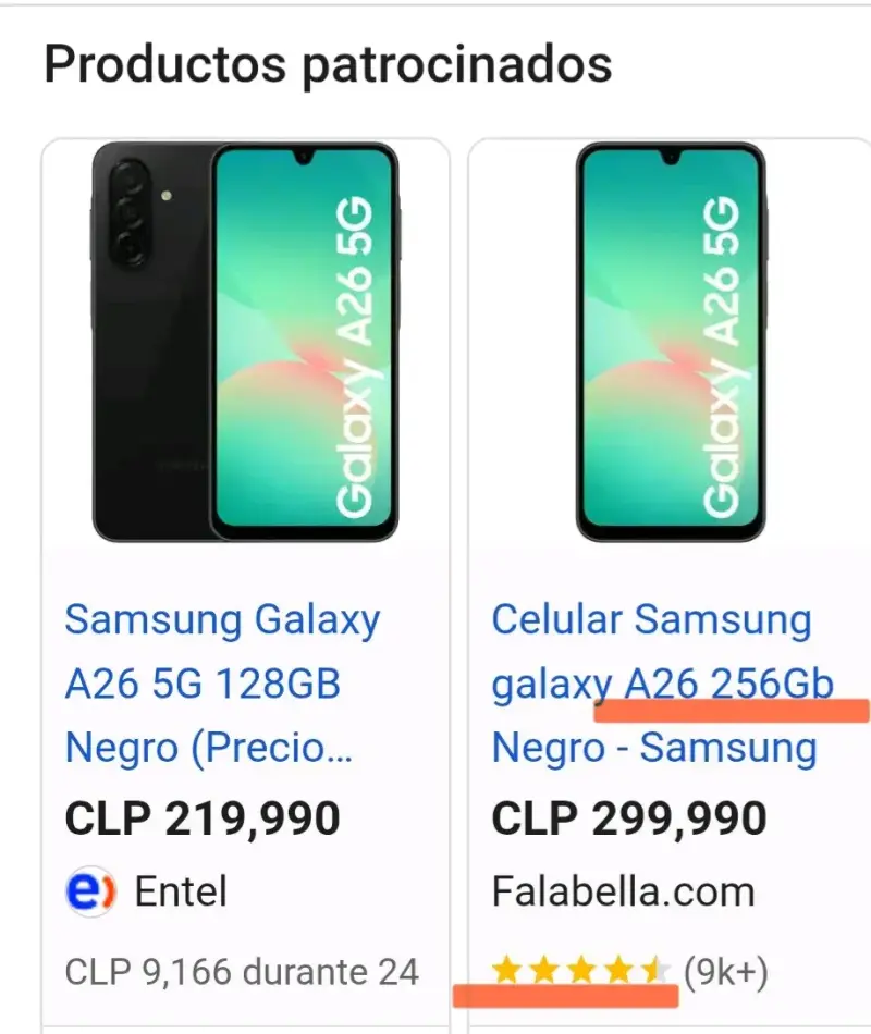 Teléfono celular Samsung A26 256 GB - 3