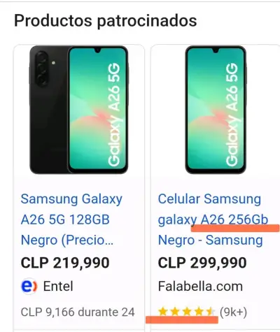 Teléfono celular Samsung A26 256 GB - miniatura 3