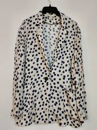 Blazer de mujer con estampado de lunares - miniatura 1