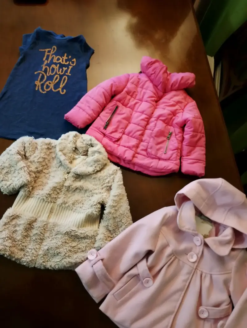 Lote de ropa infantil con chaquetas y polera - 2