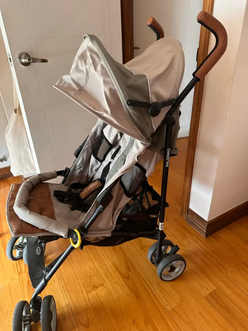 Coche de paseo Infanti Palermo beige plegable - 2