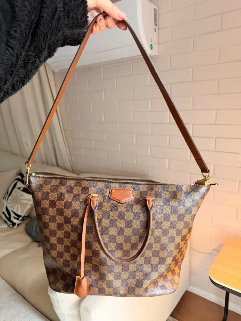 Bolso Tote Louis Vuitton Damier Ebene Neverfull PM - 5