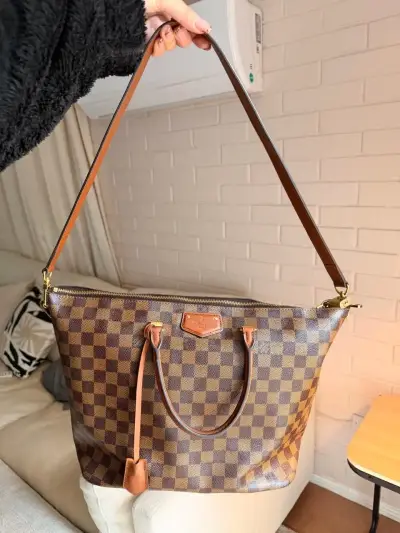 Bolso Tote Louis Vuitton Damier Ebene Neverfull PM - miniatura 5