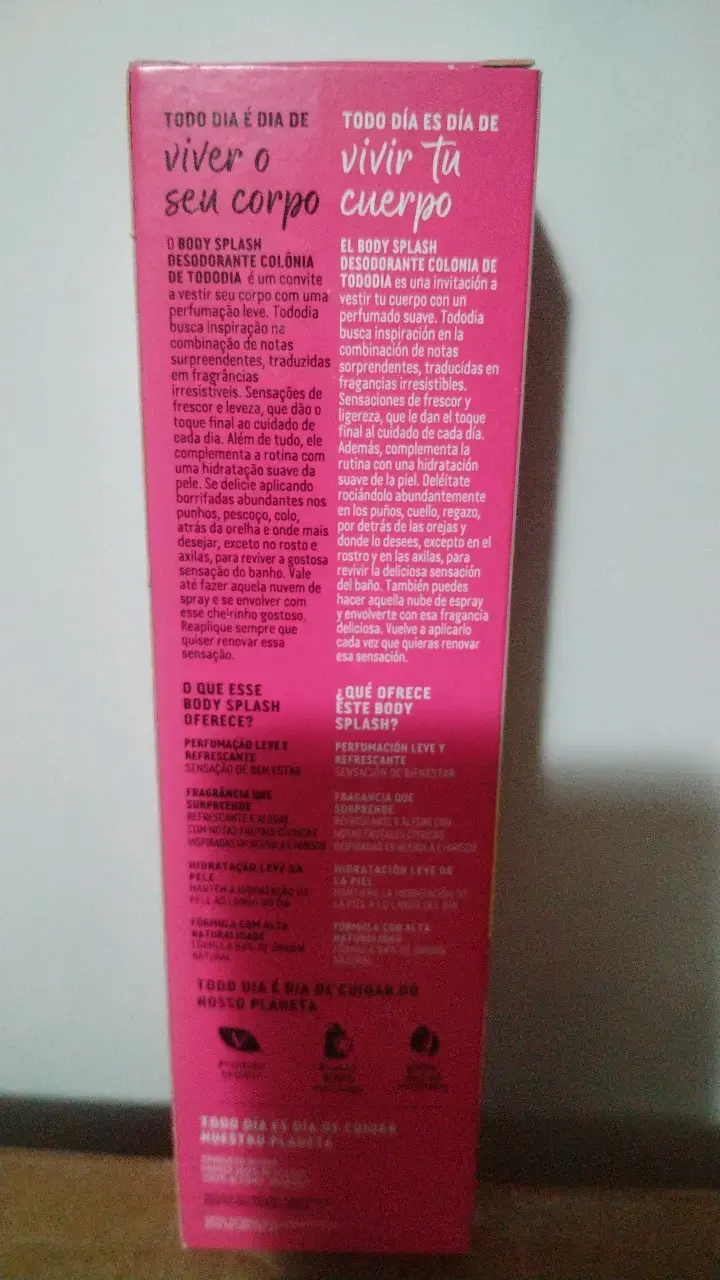 Body Splash Natura Tododia Acerola y Hibisco 200ml - 2