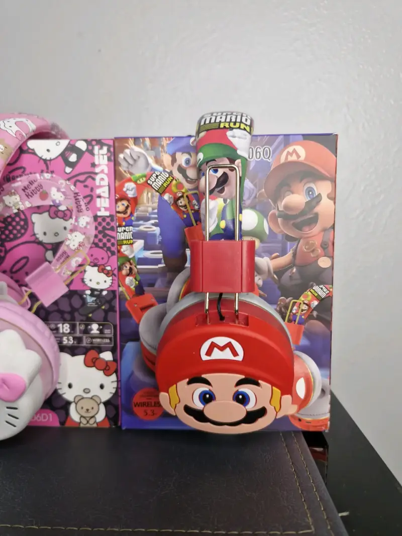 Audífonos inalámbricos Super Mario para niños