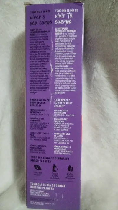 Body Splash Natura Tododia Mora y Durazno 200ml - miniatura 2