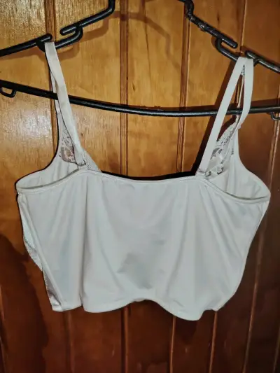 Corset blanco con encaje talla S - miniatura 2