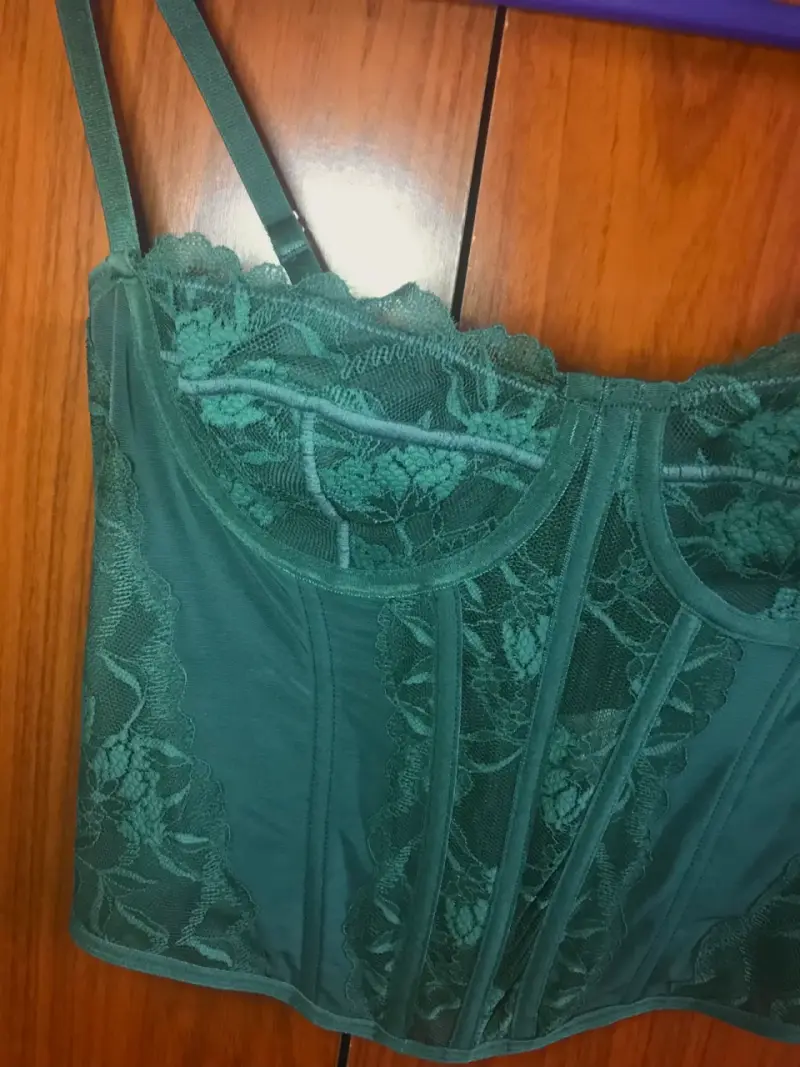 Corset verde shein - 3