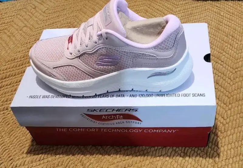 Zapatillas Skechers Arch Fit Mujer Rosadas - 2