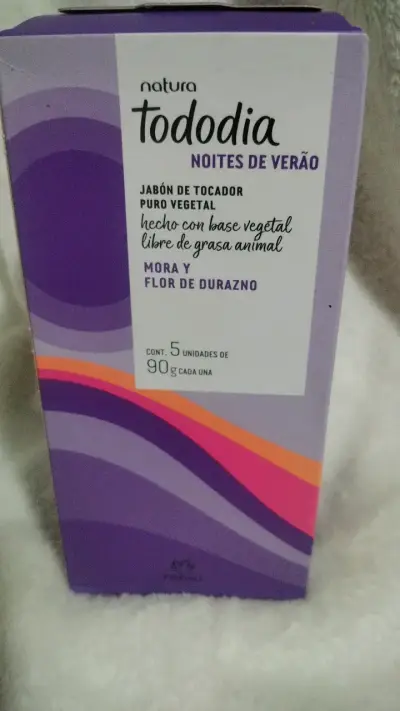 Jabón Natura Tododia Mora y Flor de Durazno - miniatura 1