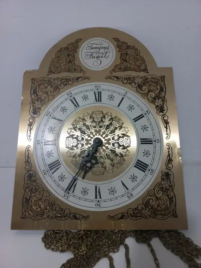 Reloj de pared vintage Tempus Fugit decorativo - miniatura 1