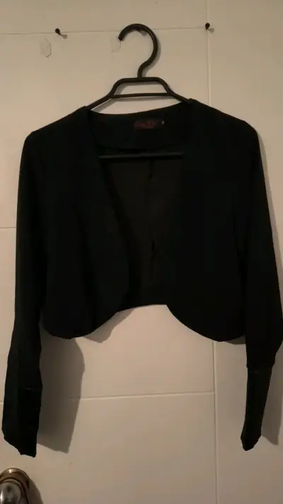 Bolero negro elegante para mujer - miniatura 1