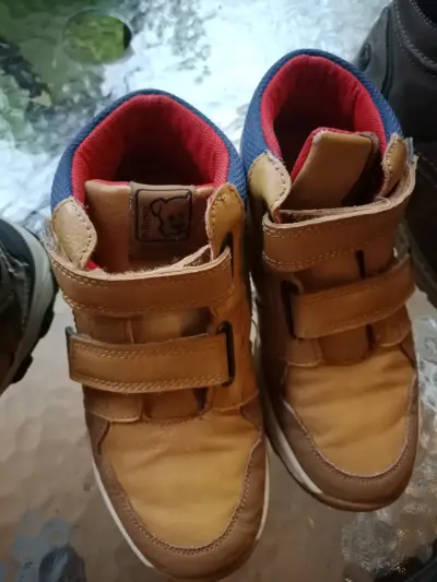 Botines de Niño Marrón con Velcro - miniatura 4