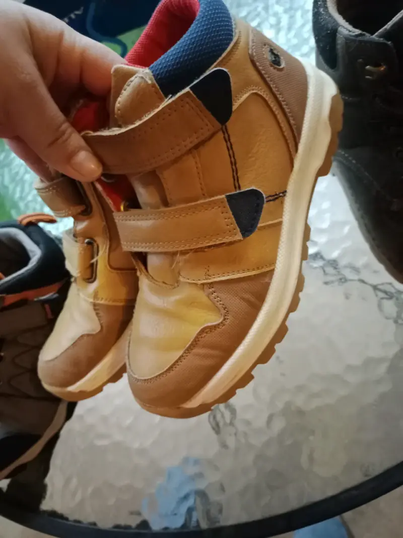 Botines de Niño Marrón con Velcro - 5