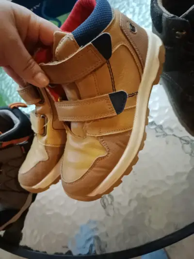 Botines de Niño Marrón con Velcro - miniatura 5