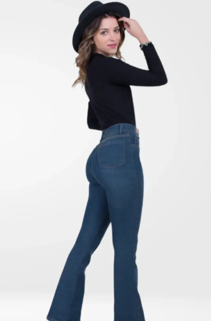 Jeans azul mujer - 5