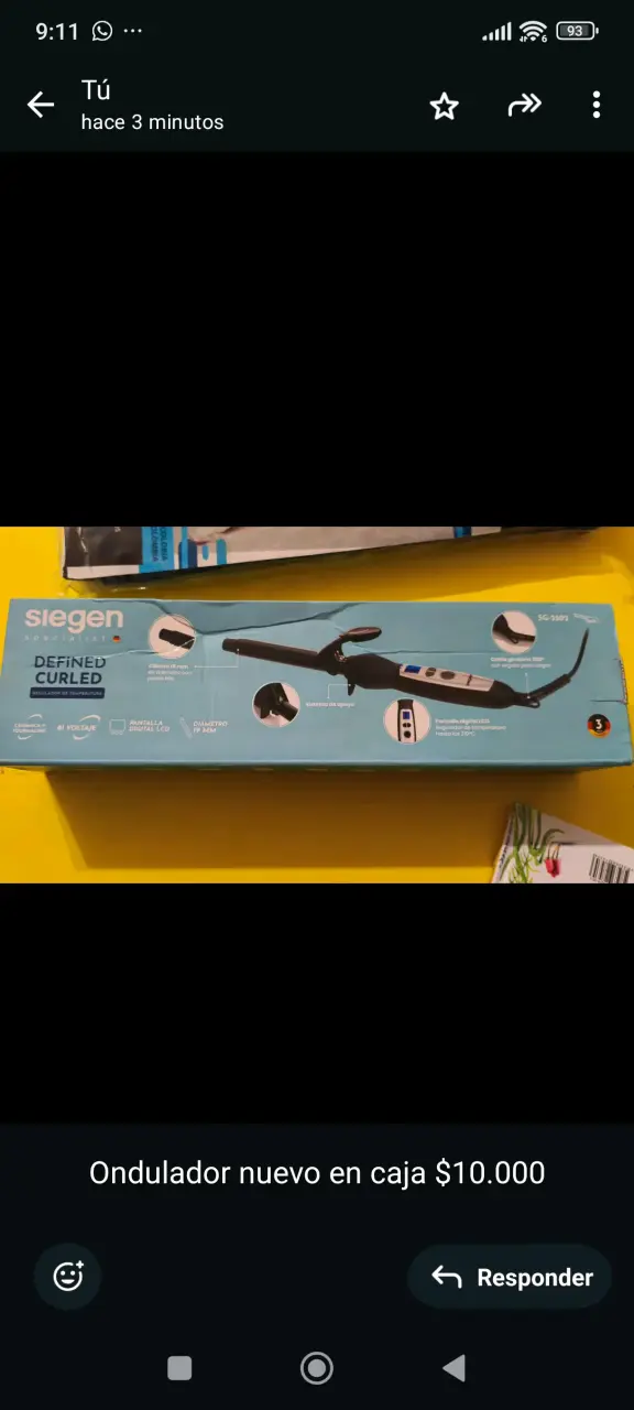 Ondulador de cabello Siegen nuevo en caja - 1