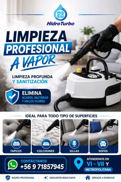 Servicio de limpieza profesional con hidrolavadora HidroTurbo - miniatura 2