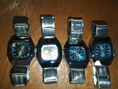 Relojes de pulsera vintage Elida con correa metálica - miniatura 2