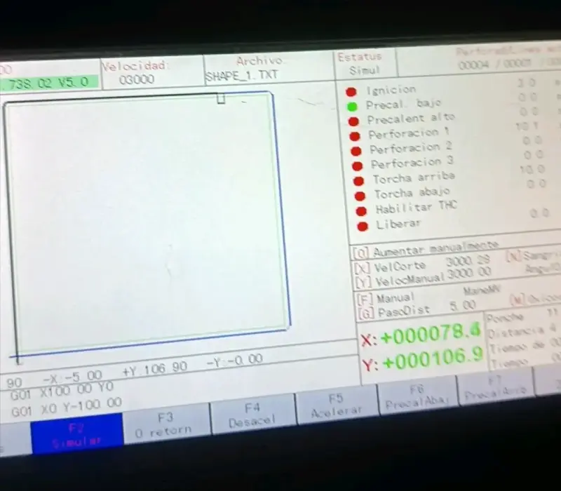 Mesa CNC con Hypertherm45 corte plasma - 2