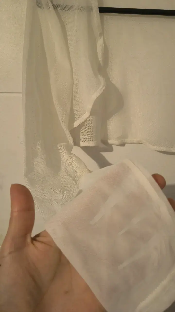 Bolero Blanco de gasa transparente Mujer - 2