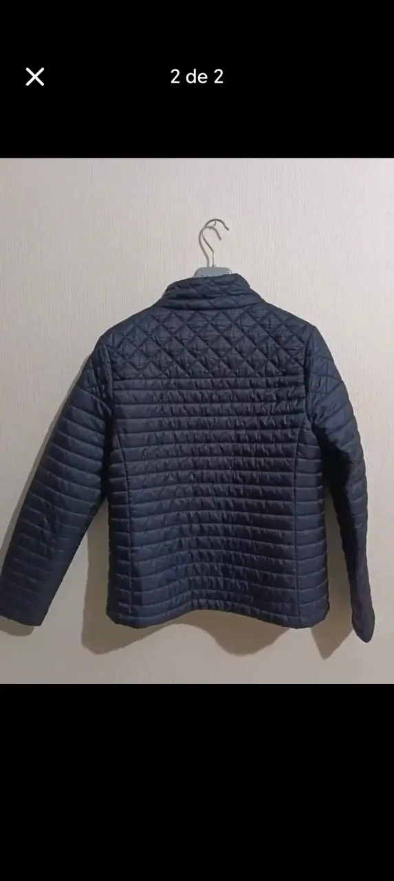 Chaqueta acolchada negra para mujer - 2