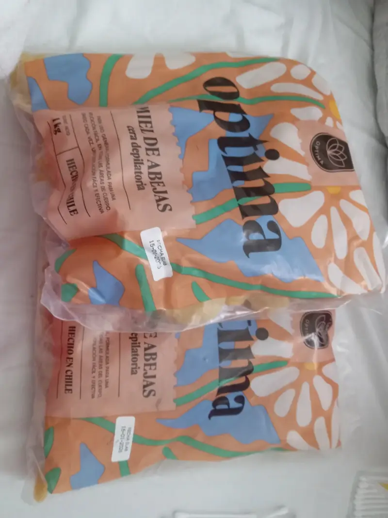 Cera depilatoria miel de abejas Optima 1kg - 1