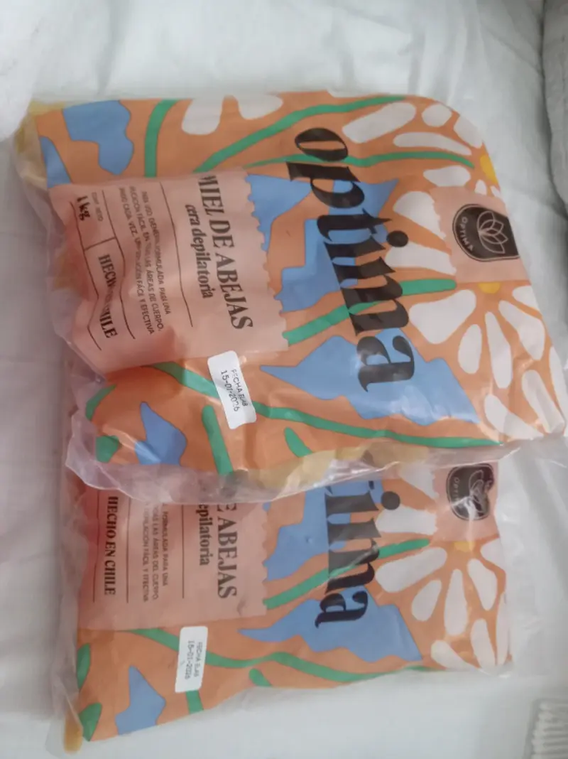 Cera depilatoria miel de abejas Optima 1kg - 2