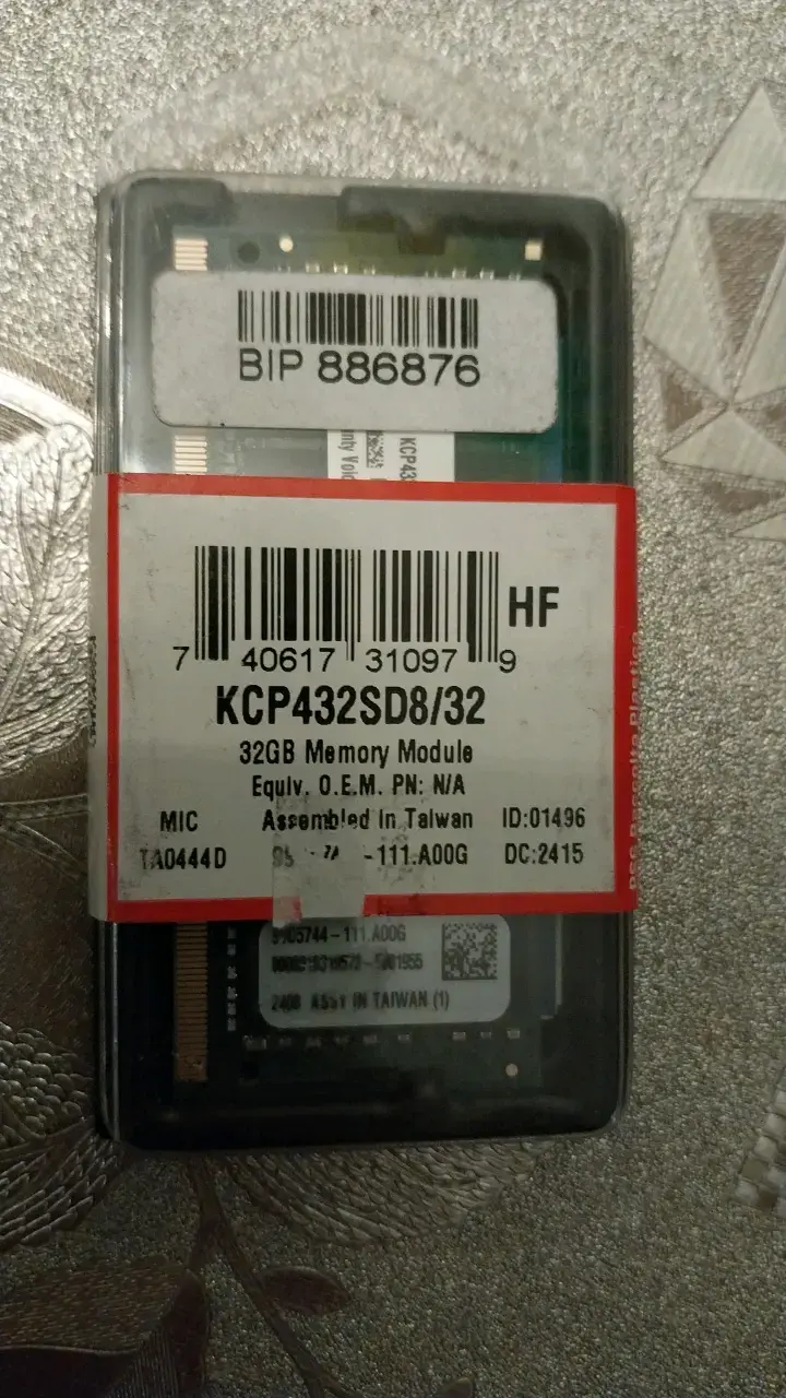 Módulo de Memoria 32GB KCP432SD8/32 - 2