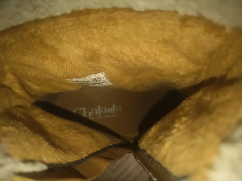Botines de gamuza marrón con forro de lana - 5