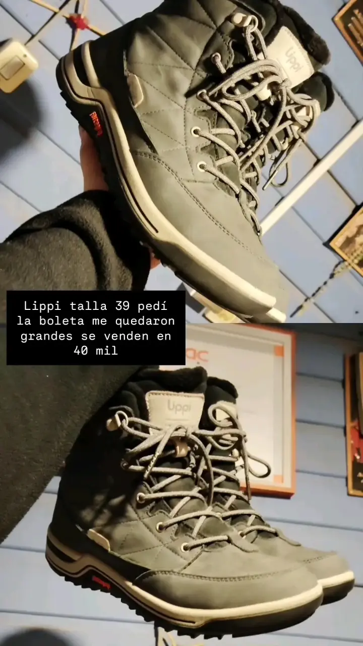 Botas de montaña Lippi talla 39 gris