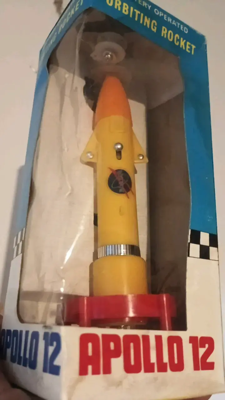 Cohete Orbitador a Pilas Apollo 12 Vintage - 1