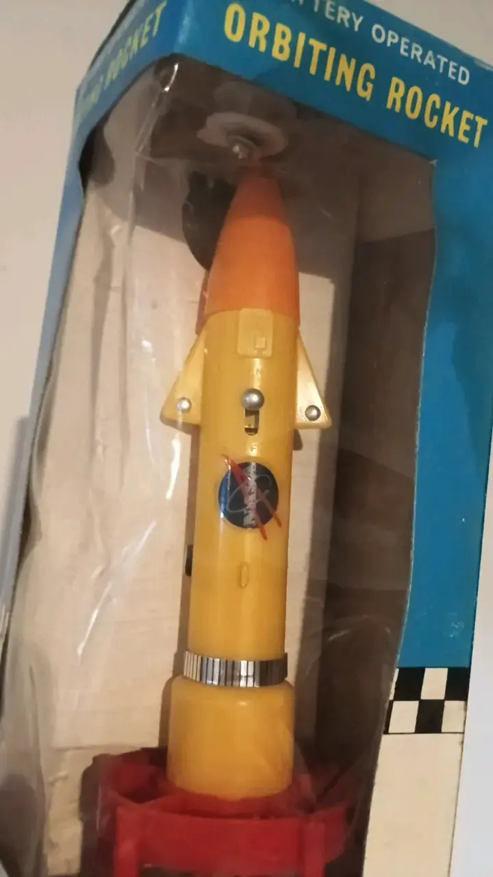 Cohete Orbitador a Pilas Apollo 12 Vintage - 2