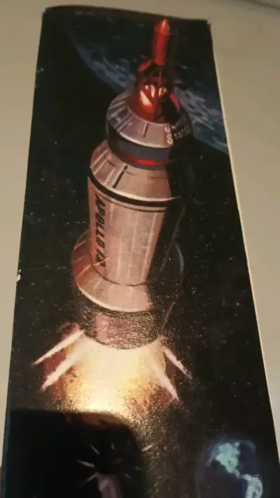 Cohete Orbitador a Pilas Apollo 12 Vintage - miniatura 4