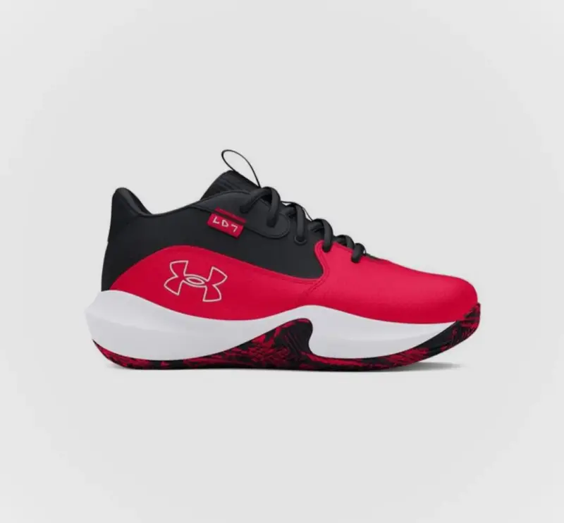 Zapatillas deportivas Under Armour rojas y negras - 1