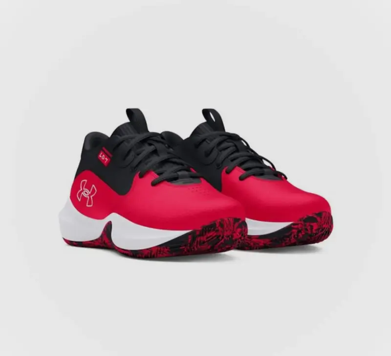 Zapatillas deportivas Under Armour rojas y negras - 2