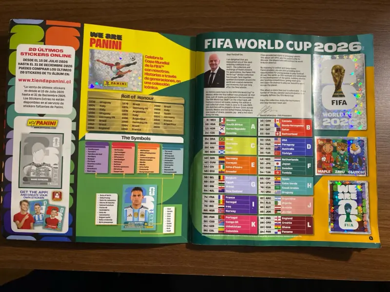 Álbum de Stickers Mundial FIFA 2026 Panini - 2
