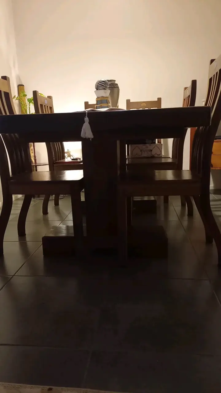 Juego de Comedor de Madera para 6 Personas - 3