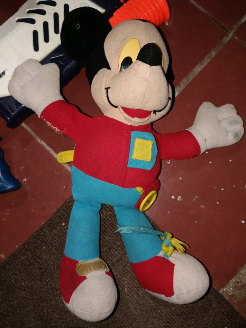 Peluche de personaje animado colorido - 1
