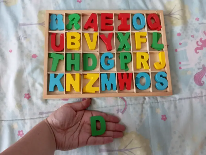 Set de abecedario de madera para niños