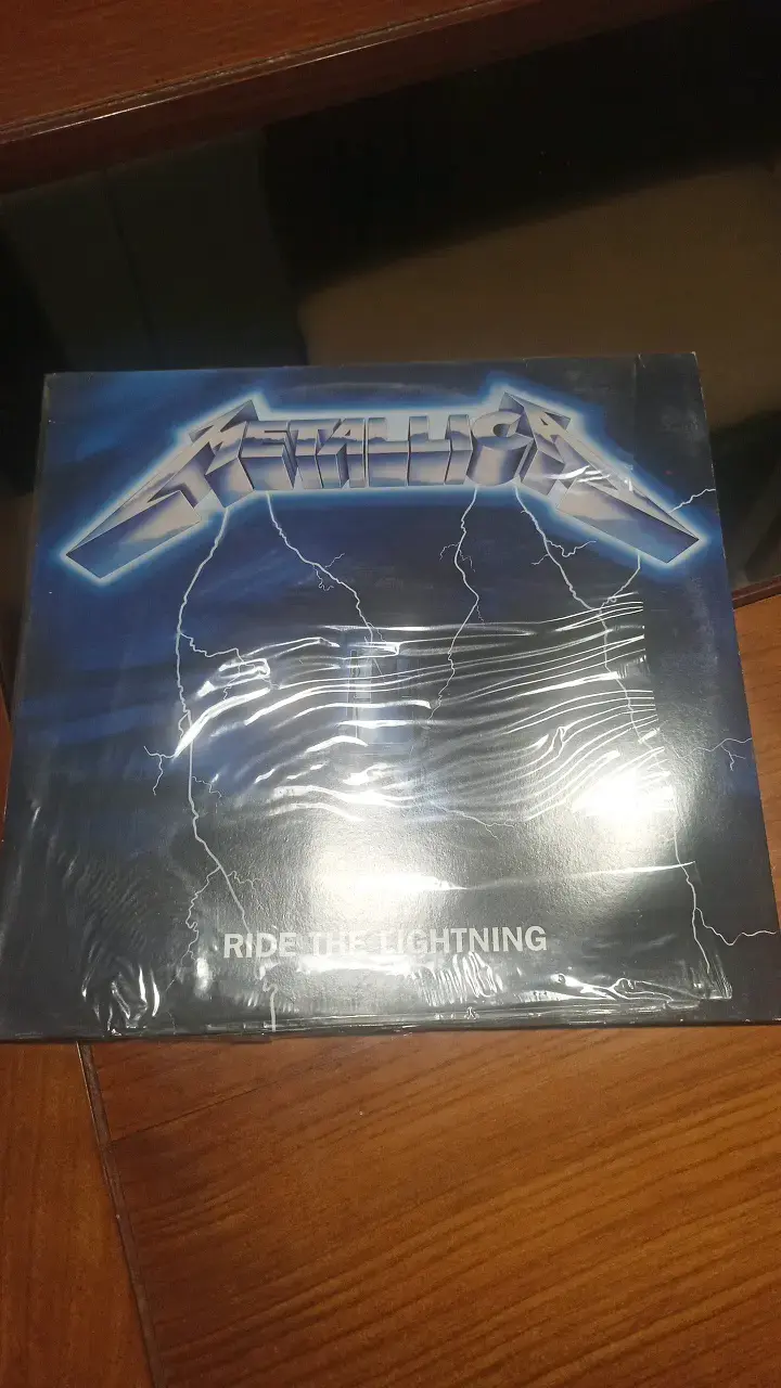 Vinilo Metallica Ride The Lightning en buen estado - 1