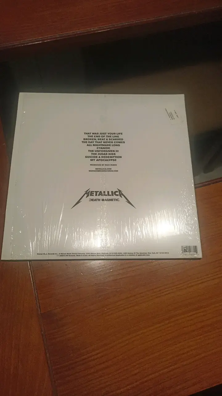 Vinilo Metallica Death Magnetic nuevo - 2