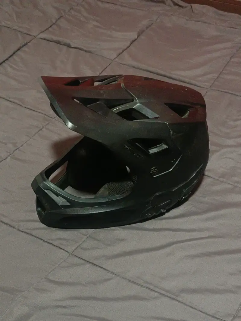 Casco integral Fox rampage de ciclismo negro - 1