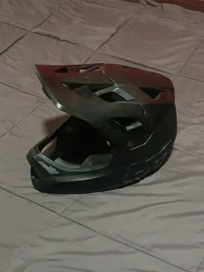Casco integral Fox rampage de ciclismo negro - miniatura 1